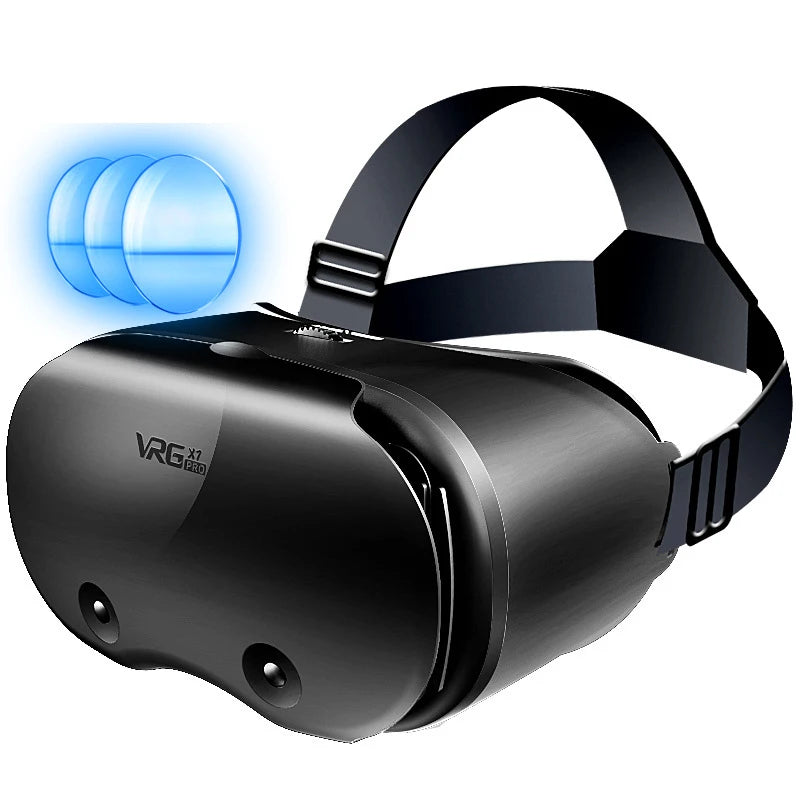 Casque 3D de Réalité Virtuelle - Lunettes VR pour Smartphones de 5 à 7 Pouces, Compatible Myopie 0-800, Casque VR pour Téléphone Mobile