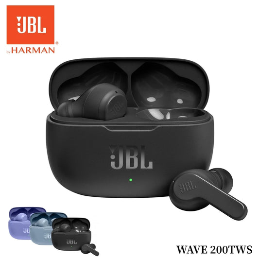 JBL WAVE 200TWS - Écouteurs Sans Fil Bluetooth 5.0 avec Microphone et Suppression Active du Bruit
