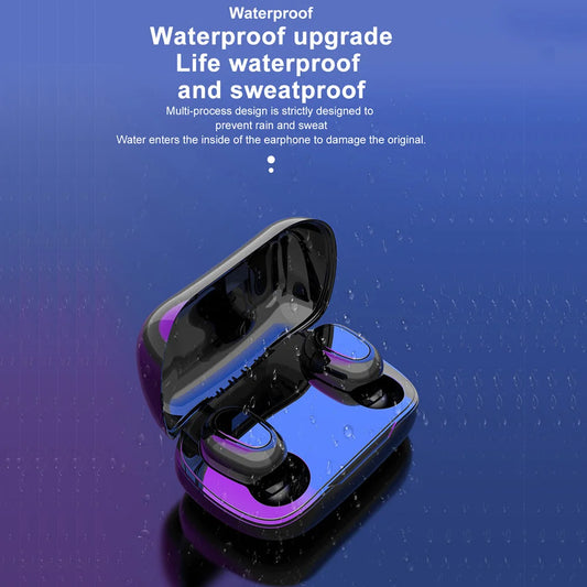 Écouteurs Sans Fil Bluetooth 5.0 L21 TWS – Casque Sport Stéréo Étanche