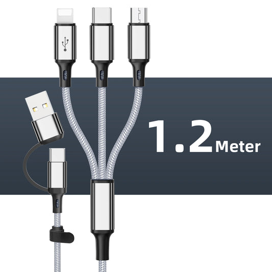 Câble de Charge 3-en-1 Multi-Ports USB