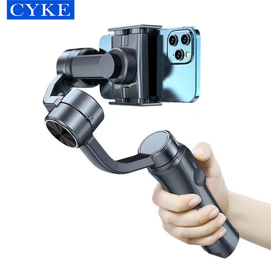 CYKE H4 Gimbal Stabilisateur 3-Axes pour Smartphone avec Suivi du Visage pour Vlog & Selfie Stick