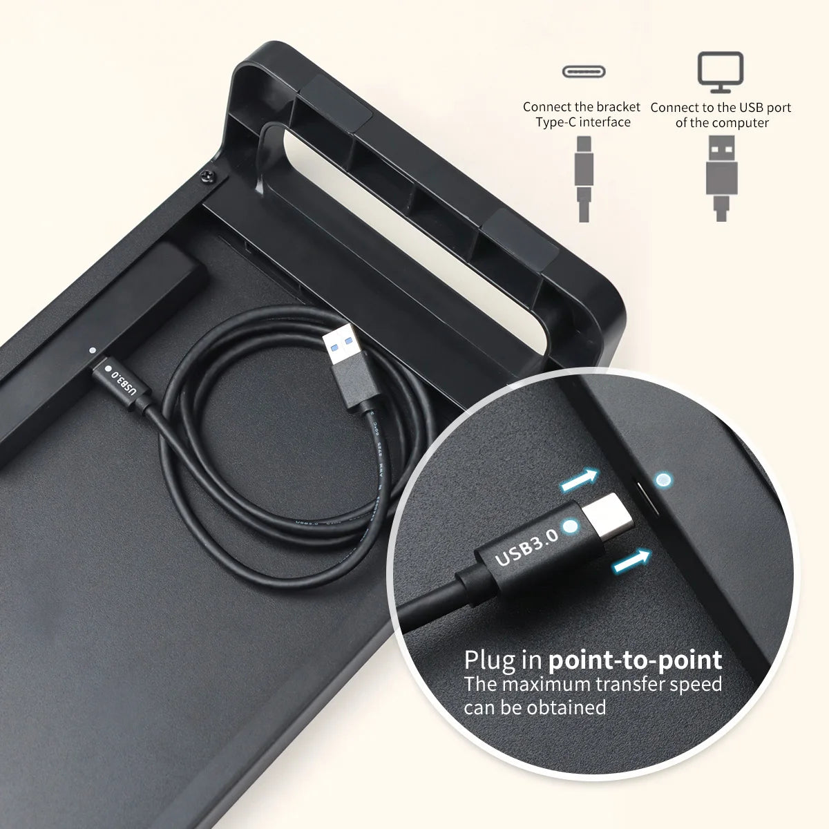 Support de Bureau pour Moniteur - Réduction de la Tension au Niveau du Cou, avec ou sans Hub USB 3.0, Organiseur de Bureau pour PC