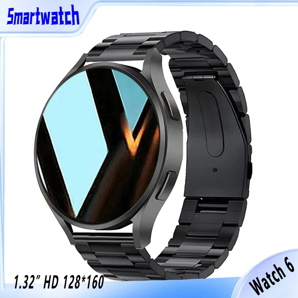 Montre connectée homme, 1.32 pouces, 128*160, Bluetooth, Appels, Suivi santé, Réveil, Montre mode femme, Multifonction