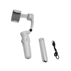 Stabilisateur de Vidéo pour Smartphone Triaxial avec Suivi Actif pour Création de Contenus Professionnels