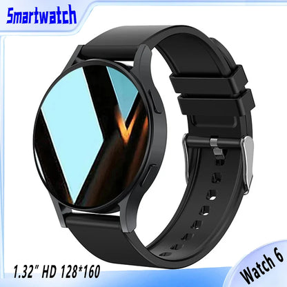 Montre connectée homme, 1.32 pouces, 128*160, Bluetooth, Appels, Suivi santé, Réveil, Montre mode femme, Multifonction