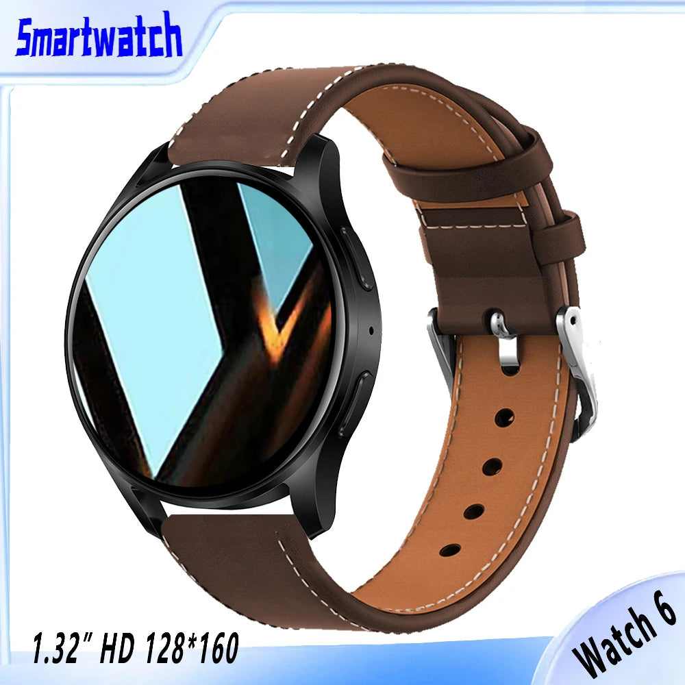 Montre connectée homme, 1.32 pouces, 128*160, Bluetooth, Appels, Suivi santé, Réveil, Montre mode femme, Multifonction