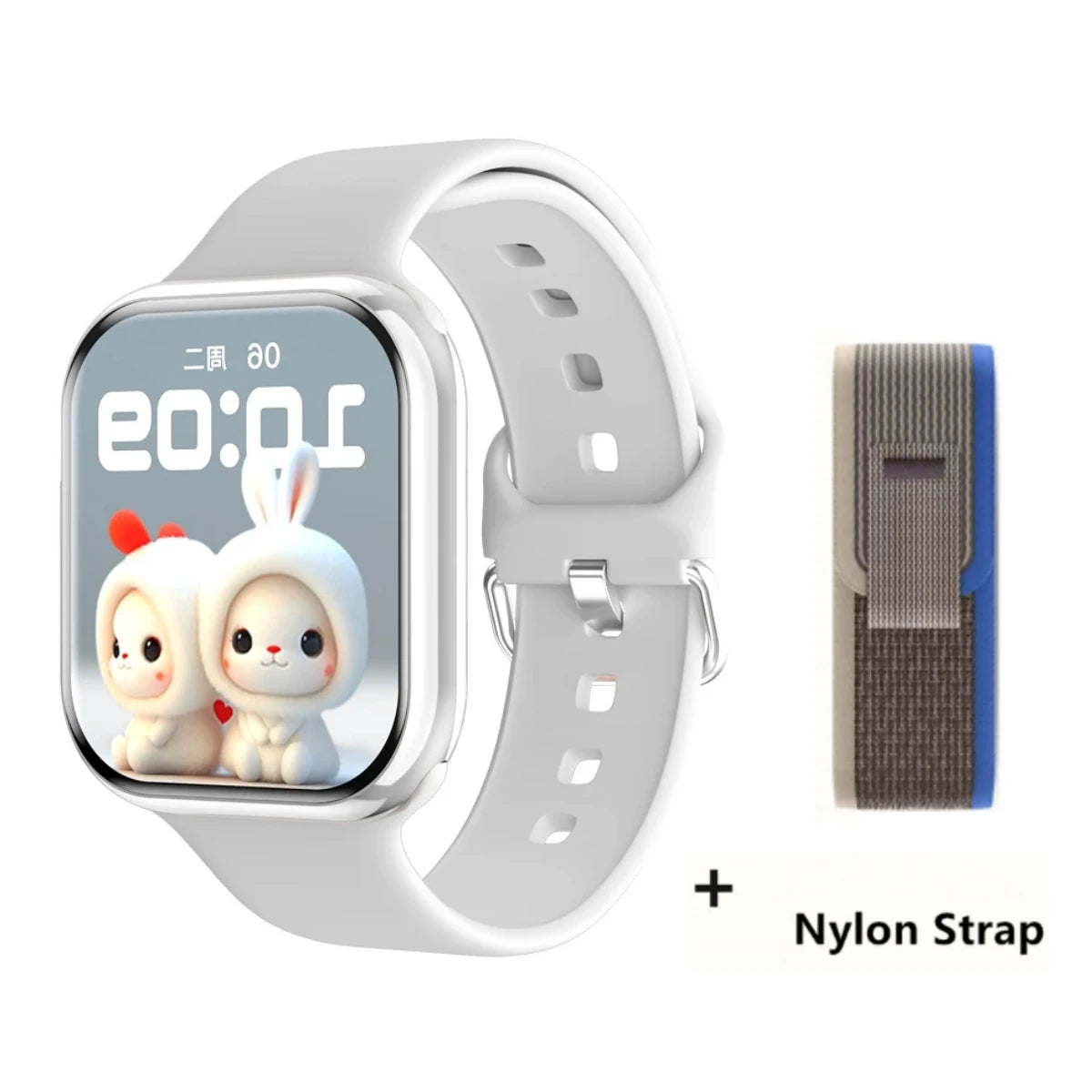 Montre Connectée Series 10 - GPS, Appels Bluetooth, Étanchéité, NFC, Suivi Santé et Sport - Compatible Android et iOS