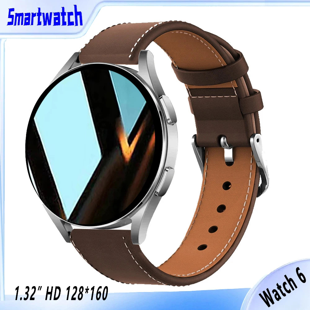 Montre connectée homme, 1.32 pouces, 128*160, Bluetooth, Appels, Suivi santé, Réveil, Montre mode femme, Multifonction