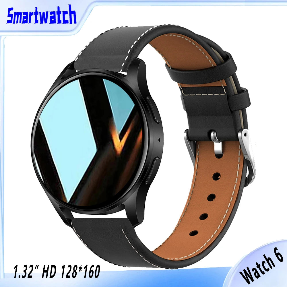 Montre connectée homme, 1.32 pouces, 128*160, Bluetooth, Appels, Suivi santé, Réveil, Montre mode femme, Multifonction