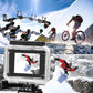 Caméra Sport Ultra HD 4K/30fps avec WiFi, Écran 2", 170° - Caméra Sous-Marine Étanche, Enregistrement Vidéo, Support Casque