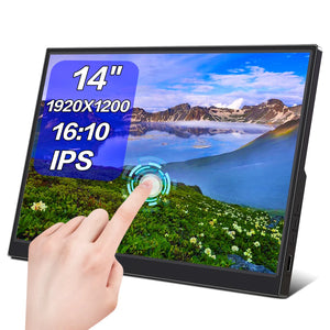 Moniteur Portable Tactile 14/15.6/16 Pouces HD LED - Écran pour Ordinateur Portable, Raspberry Pi, PS3/PS4, Xbox