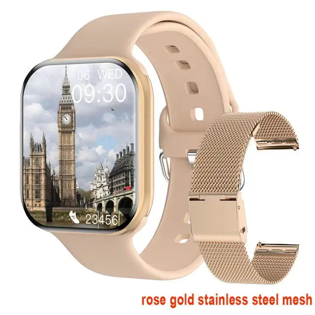 Montre Connectée Series 10 - GPS, Appels Bluetooth, Étanchéité, NFC, Suivi Santé et Sport - Compatible Android et iOS