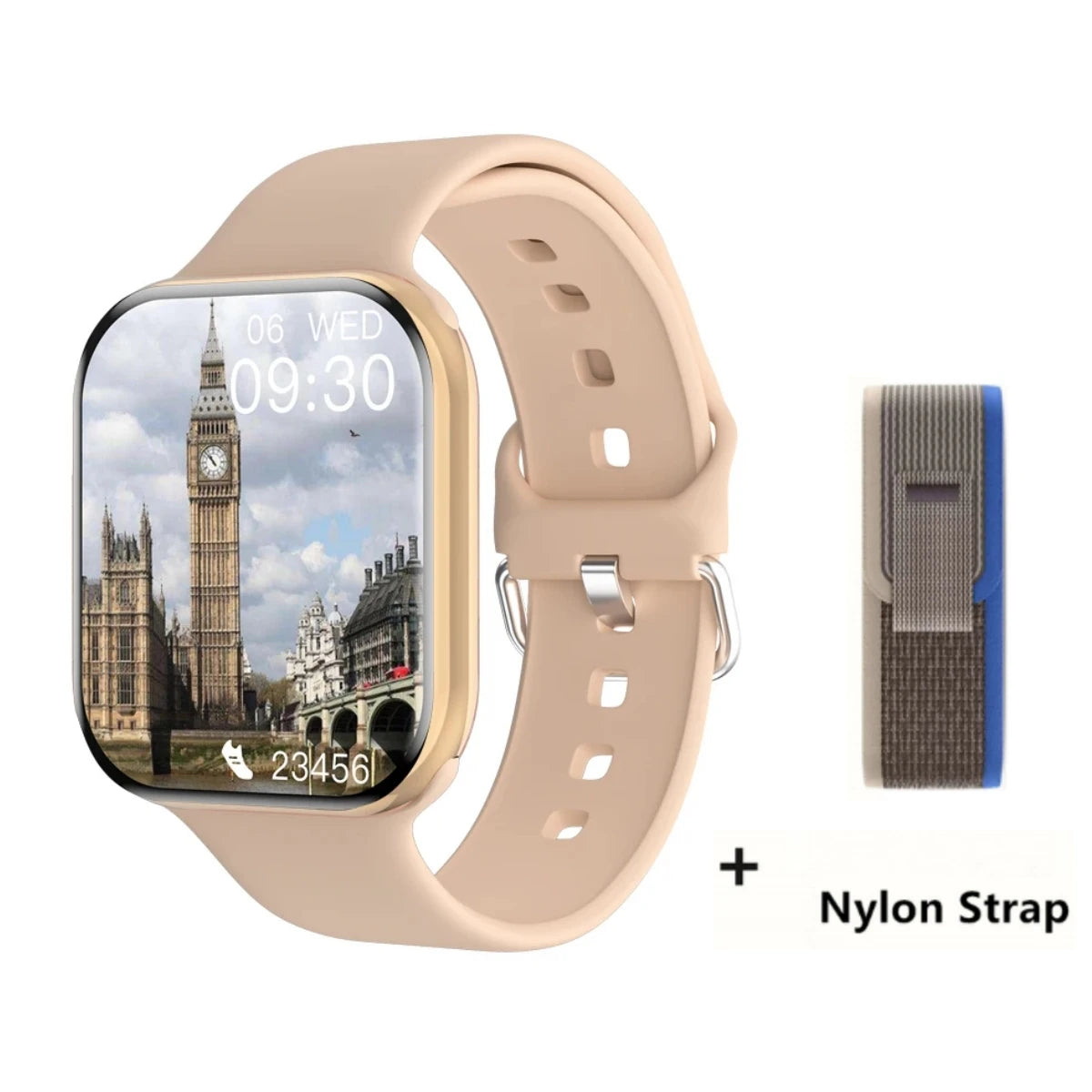 Montre Connectée Series 10 - GPS, Appels Bluetooth, Étanchéité, NFC, Suivi Santé et Sport - Compatible Android et iOS